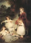 LAWRENCE, Sir Thomas, The Children of John Angerstein John Julius William (1801-1866)Caroline Amelia (b.1879)Elizabeth Julia and Henry Frederic (mk05)